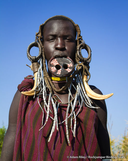 Mursi woman