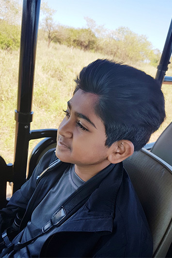 Nirav not wanting the game drive to end