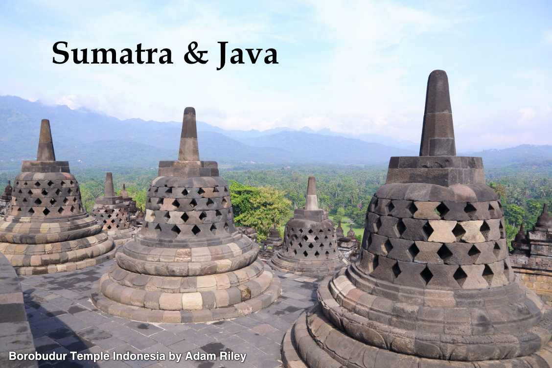 インドネシアのボブドゥール寺院